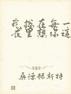 我总在每一个黑夜里想你这是什么歌