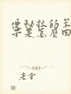 便秘拉的羊屎蛋子是怎么回事