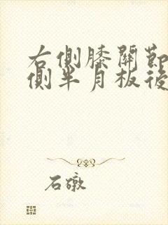 右侧膝关节内外侧半月板后角变性