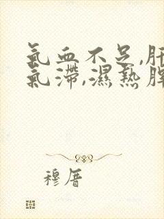 气血不足,肝郁气滞,湿热脾虚怎么调理封面