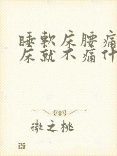 睡软床腰痛睡硬床就不痛什么原因封面