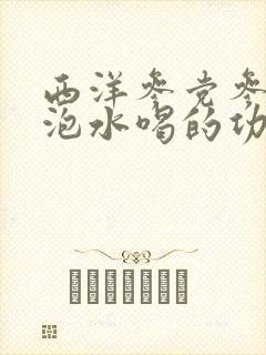 西洋参党参麦冬泡水喝的功效