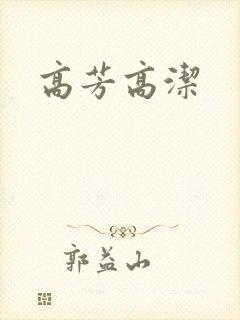 高芳高洁封面