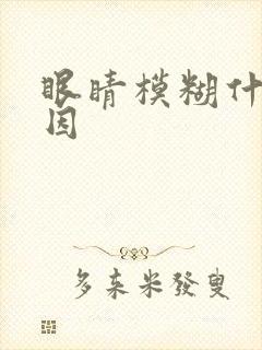 眼睛模糊什么原因