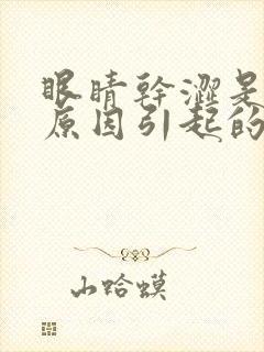 眼睛干涩是什么原因引起的中医解释封面