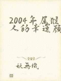 2004年属猴人的幸运颜色