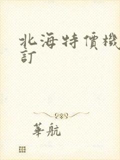 北海特价机票预订