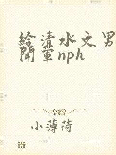 给清水文男主们开荤nph封面