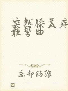 突然膝盖疼痛不敢弯曲