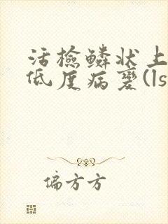 活检鳞状上皮内低度病变(lsil)是什么意思