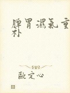 脾胃湿气重怎么补