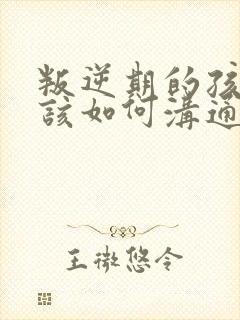 叛逆期的孩子应该如何沟通