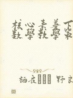 核心素养下初中数学教学策略