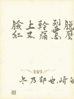 脸上干裂脱皮又红又痛怎么办