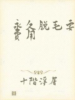 永久脱毛要多少费用