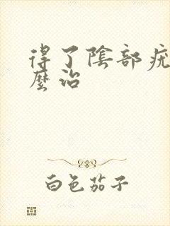 得了阴部疣湿怎么治