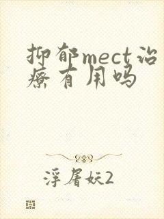 抑郁mect治疗有用吗