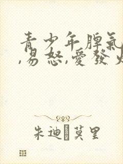 青少年脾气暴躁,易怒,爱发火是什么原因封面