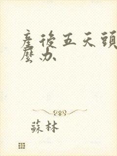产后五天头疼怎么办封面
