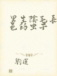 男生阴毛长了白色的虫子