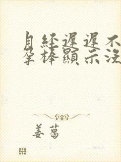 月经迟迟不来验孕棒显示没怀孕怎么回事封面