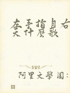 左手指月右手指天什么歌