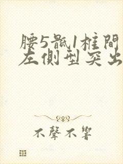 腰5骶1椎间盘左侧型突出