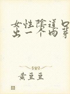 女性阴道口里长出一个肉芽