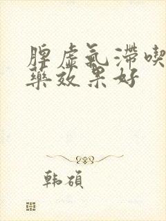 脾虚气滞吃什么药效果好