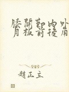 膝关节内外侧半月板前后角损伤2度