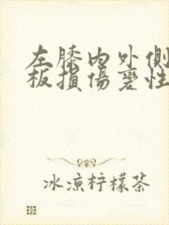 左膝内外侧半月板损伤变性封面