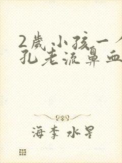 2岁小孩一个鼻孔老流鼻血