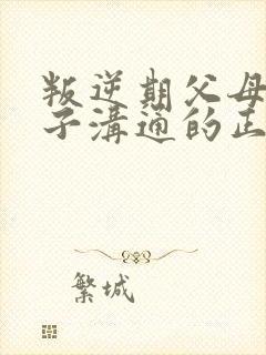 叛逆期父母与孩子沟通的正确方法