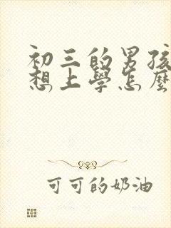 初三的男孩子不想上学怎么办封面