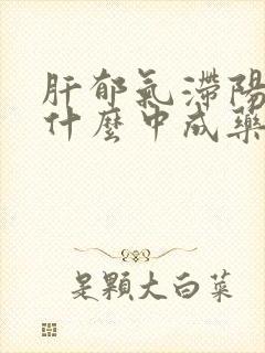 肝郁气滞阳虚吃什么中成药