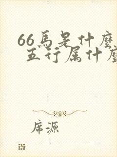 66马是什么命 五行属什么