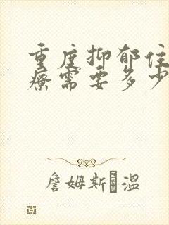重度抑郁住院治疗需要多少费用