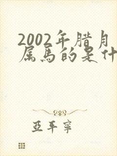 2002年腊月属马的是什么命