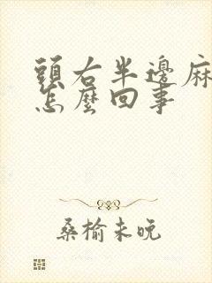 头右半边麻木是怎么回事