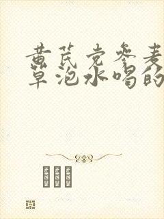 黄芪党参麦冬甘草泡水喝的功效与作用封面