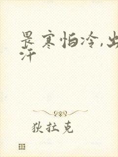 畏寒怕冷,出虚汗