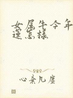 女属牛今年的财运怎样封面