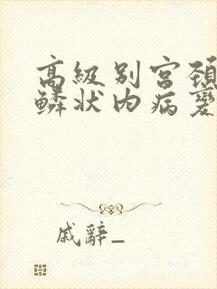 高级别宫颈上皮鳞状内病变
