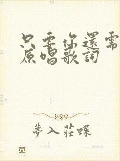 只要你还需要我原唱歌词