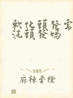 软化头发需要先洗头发吗