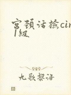 宫颈活检cin 1级