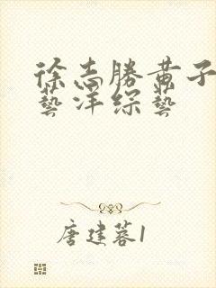 徐志胜黄子韬徐艺洋综艺