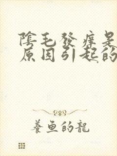 阴毛发痒是什么原因引起的怎么治疗封面