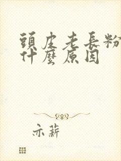 头皮老长粉刺是什么原因