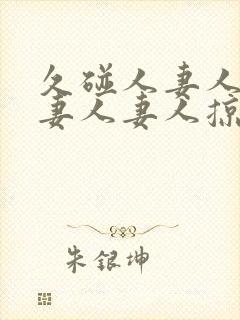 久碰人妻人妻人妻人妻人掠